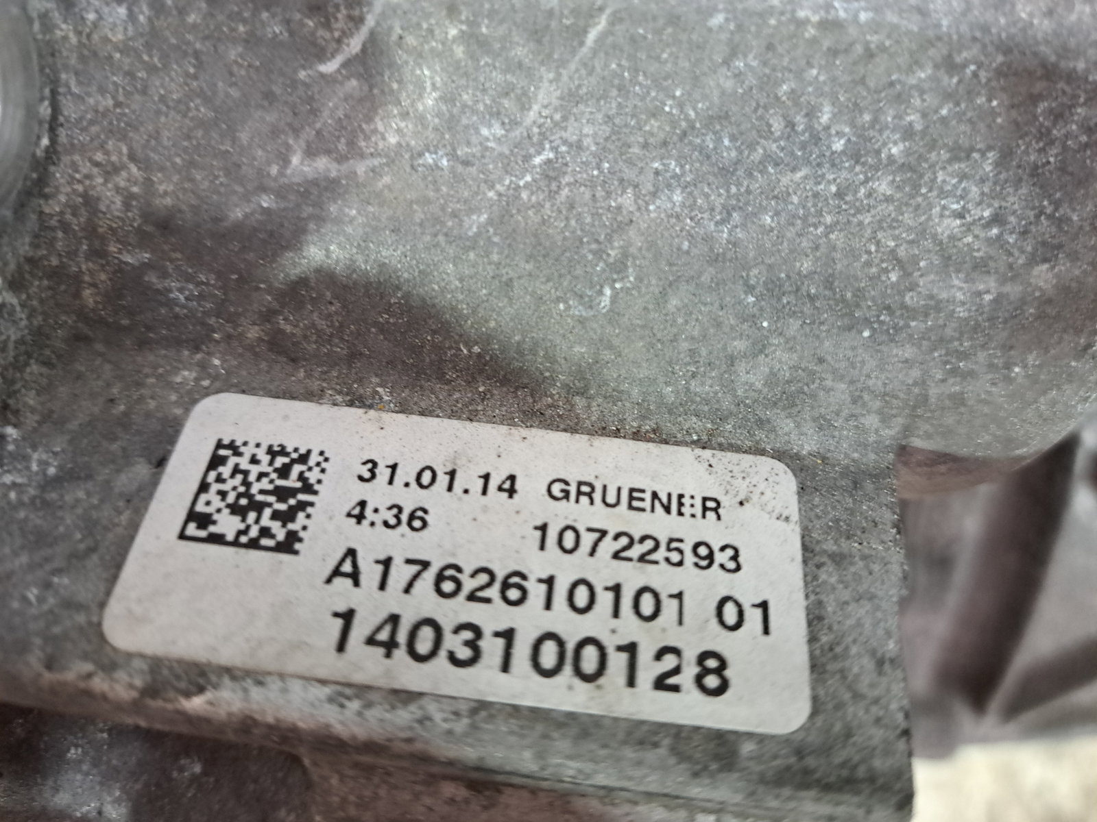 Cutie viteze manuala 6 trepte Mercedes Clasa A (W176) [Fabr 2012-2018] 1.5 CDI 607951 A1762610101 80KW / 109CP - imagine 5