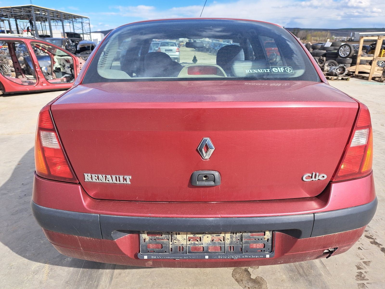 Capota portbagaj Renault Clio 2 [Fabr 1998-2004] ROSU - imagine 2