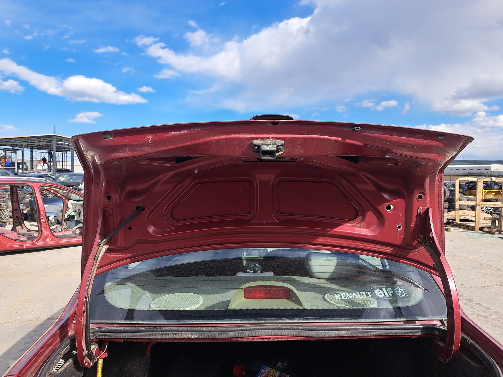 Capota portbagaj Renault Clio 2 [Fabr 1998-2004] ROSU - imagine 3