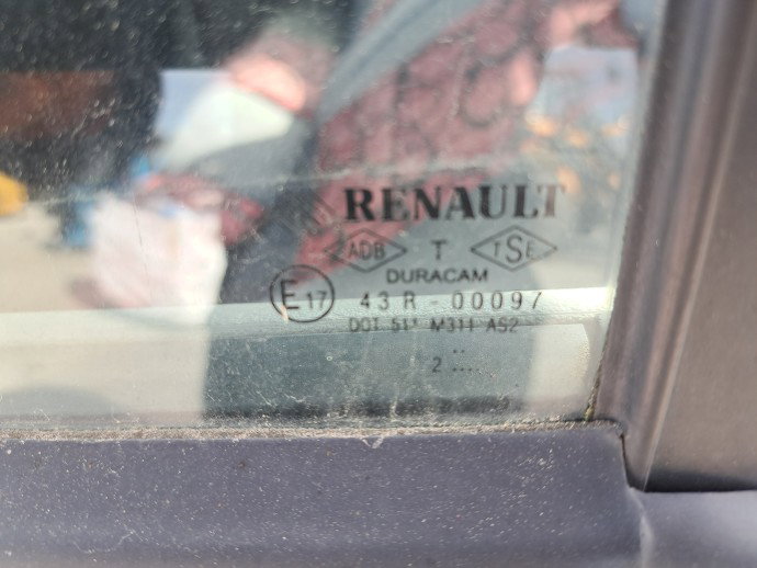 Geam usa stanga spate Renault Clio 2 [Fabr 1998-2004] OEM