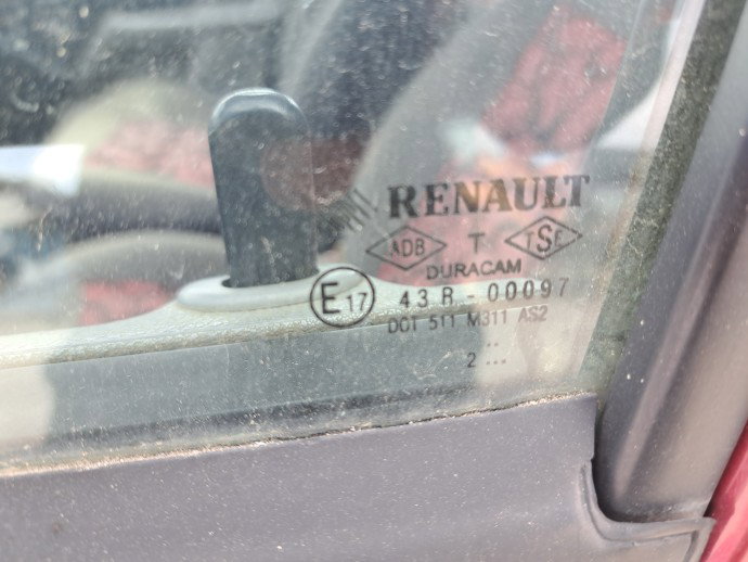 Geam usa stanga fata Renault Clio 2 [Fabr 1998-2004] OEM