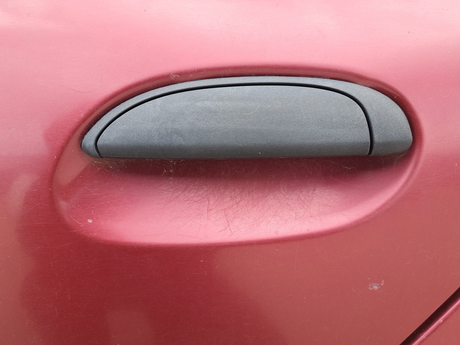 Maner usa stanga spate Renault Clio 2 [Fabr 1998-2004] ROSU