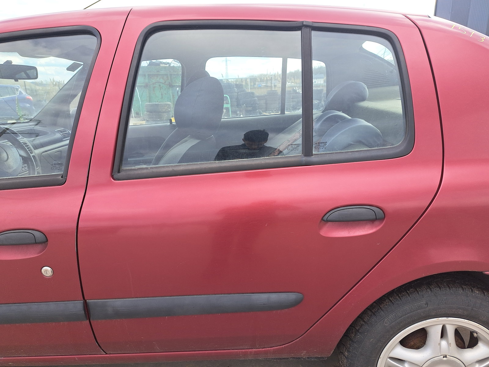 Usa stanga spate Renault Clio 2 [Fabr 1998-2004] ROSU - imagine 1