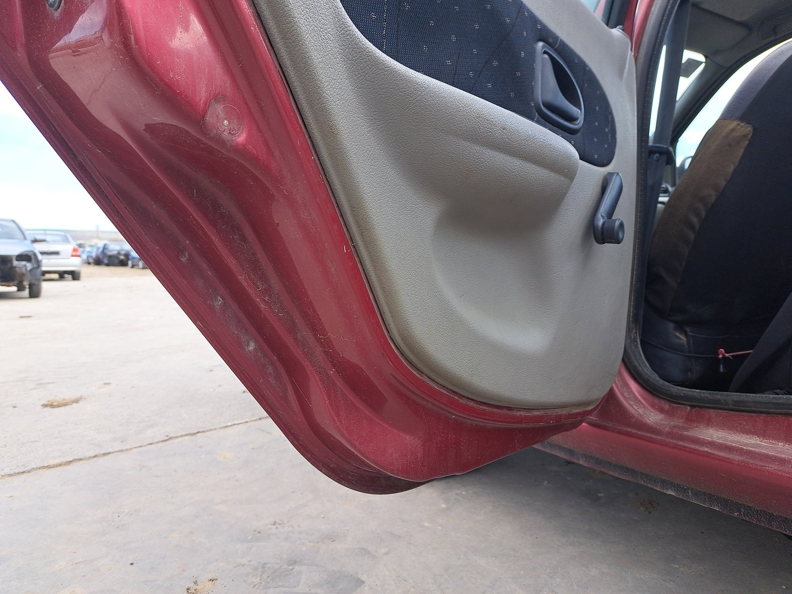 Usa stanga spate Renault Clio 2 [Fabr 1998-2004] ROSU - imagine 3