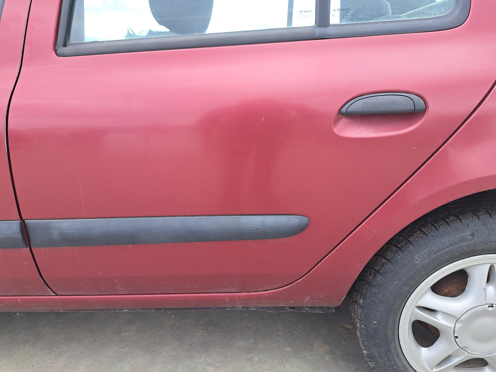 Usa stanga spate Renault Clio 2 [Fabr 1998-2004] ROSU - imagine 4