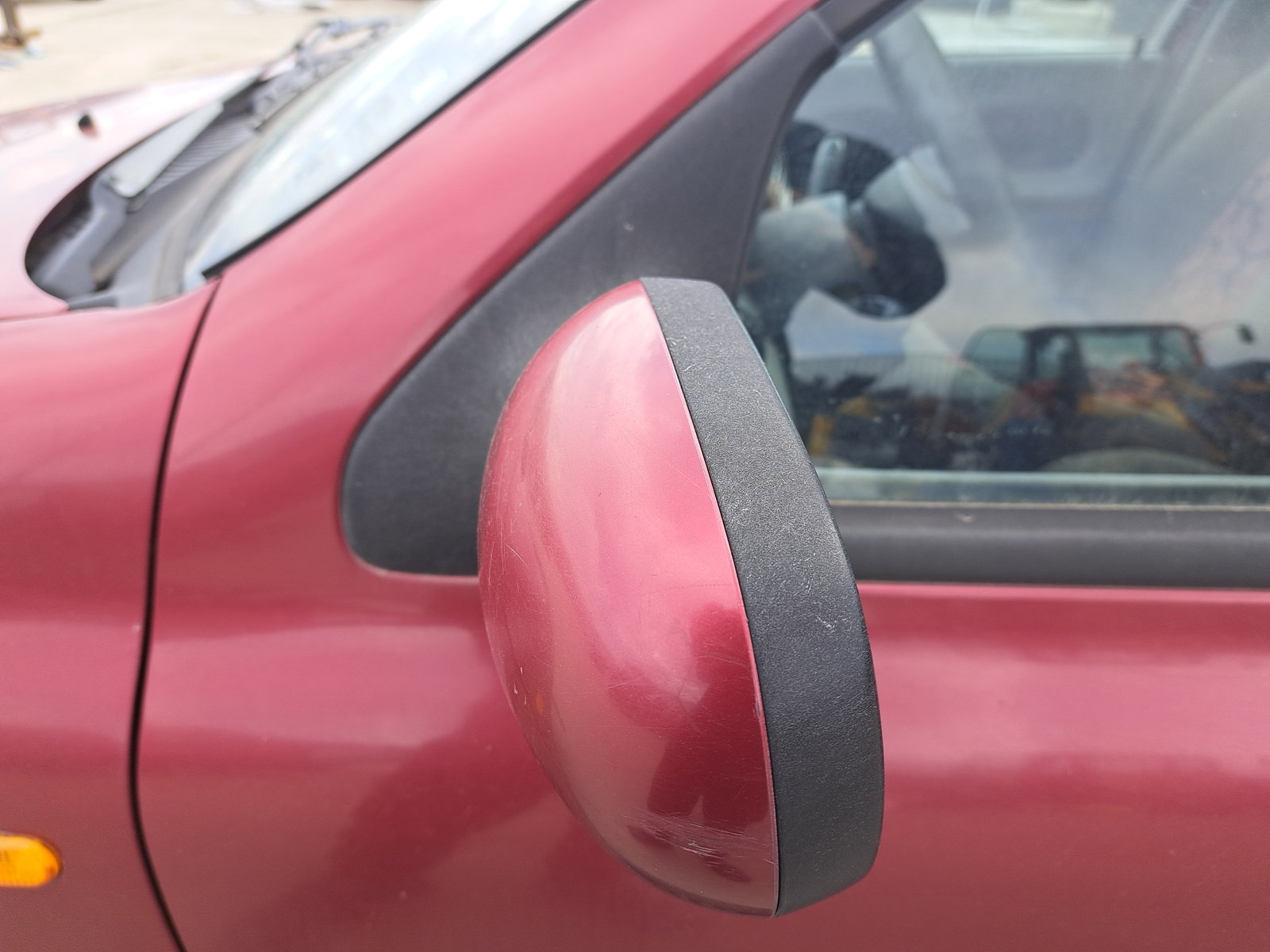 Oglinda stanga Renault Clio 2 [Fabr 1998-2004] ROSU - imagine 3