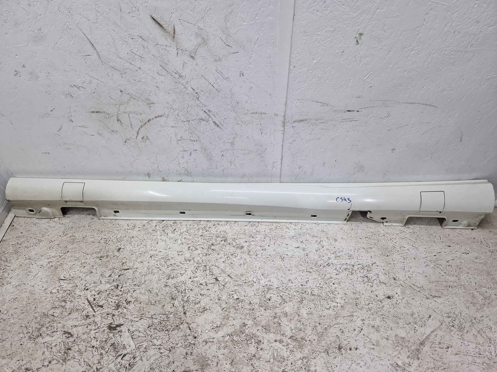 Prag lateral stanga Mercedes Clasa E (W212) [Fabr 2009-2016] Break AMG 650U Alb Calcite - imagine 1