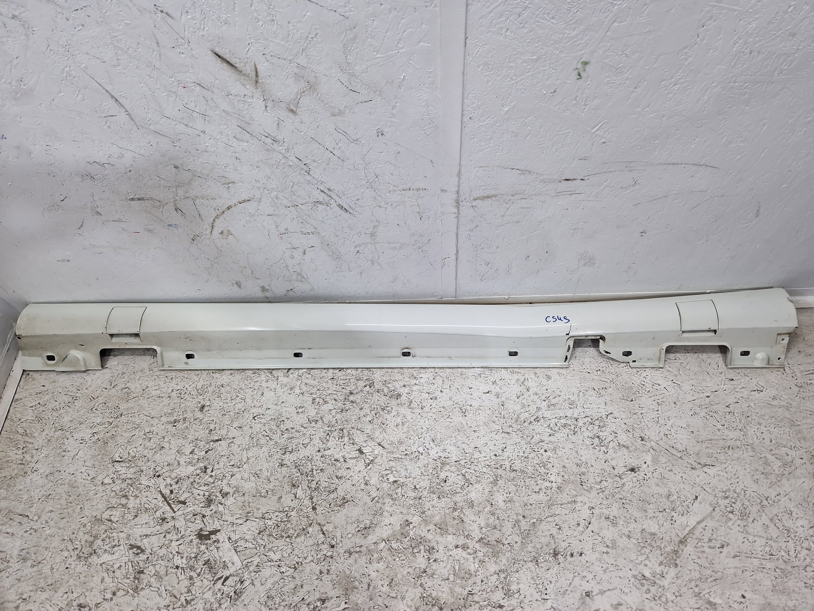 Prag lateral stanga Mercedes Clasa E (W212) [Fabr 2009-2016] Break AMG 650U Alb Calcite - imagine 6