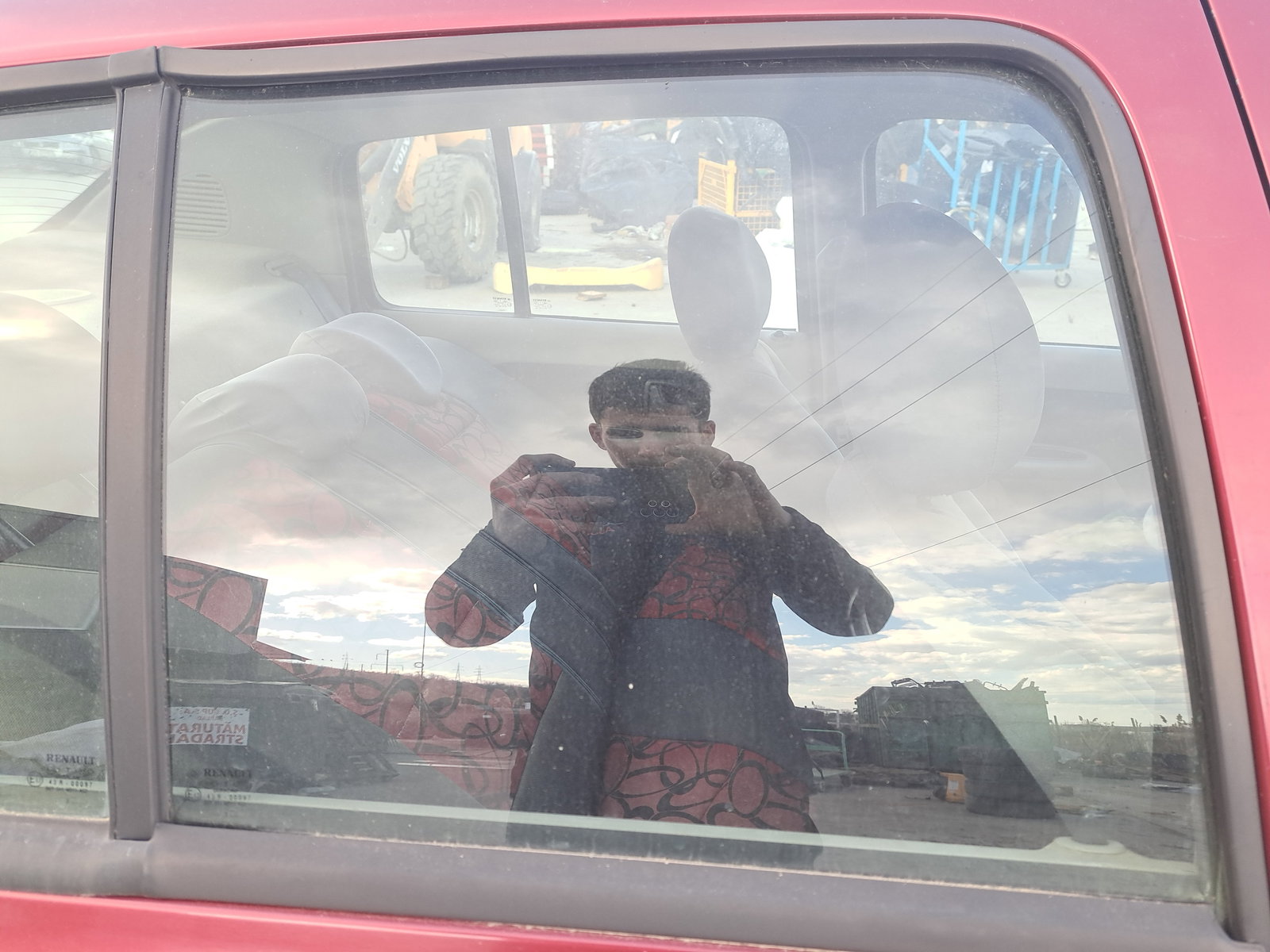 Geam usa dreapta spate Renault Clio 2 [Fabr 1998-2004] OEM - imagine 1