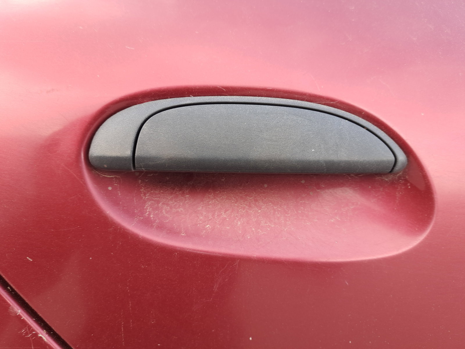 Maner usa dreapta spate Renault Clio 2 [Fabr 1998-2004] ROSU