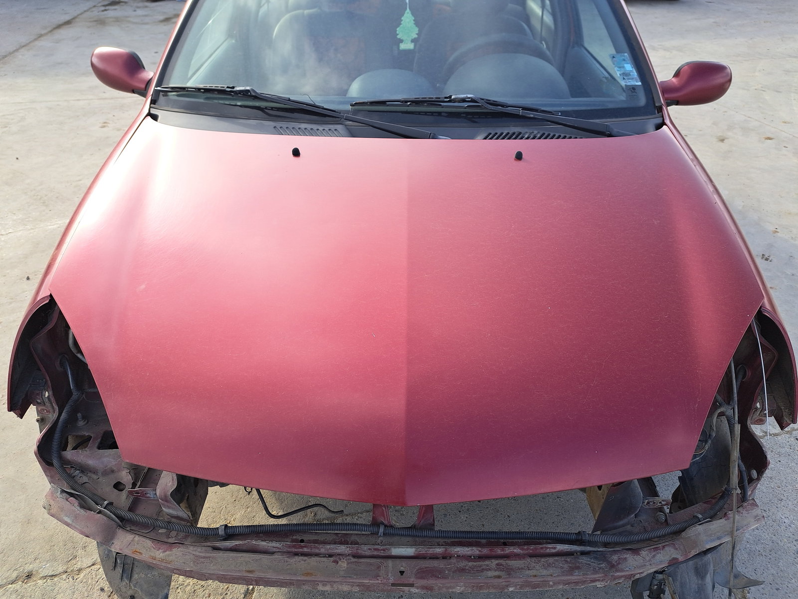 Capota motor Renault Clio 2 [Fabr 1998-2004] ROSU - imagine 1