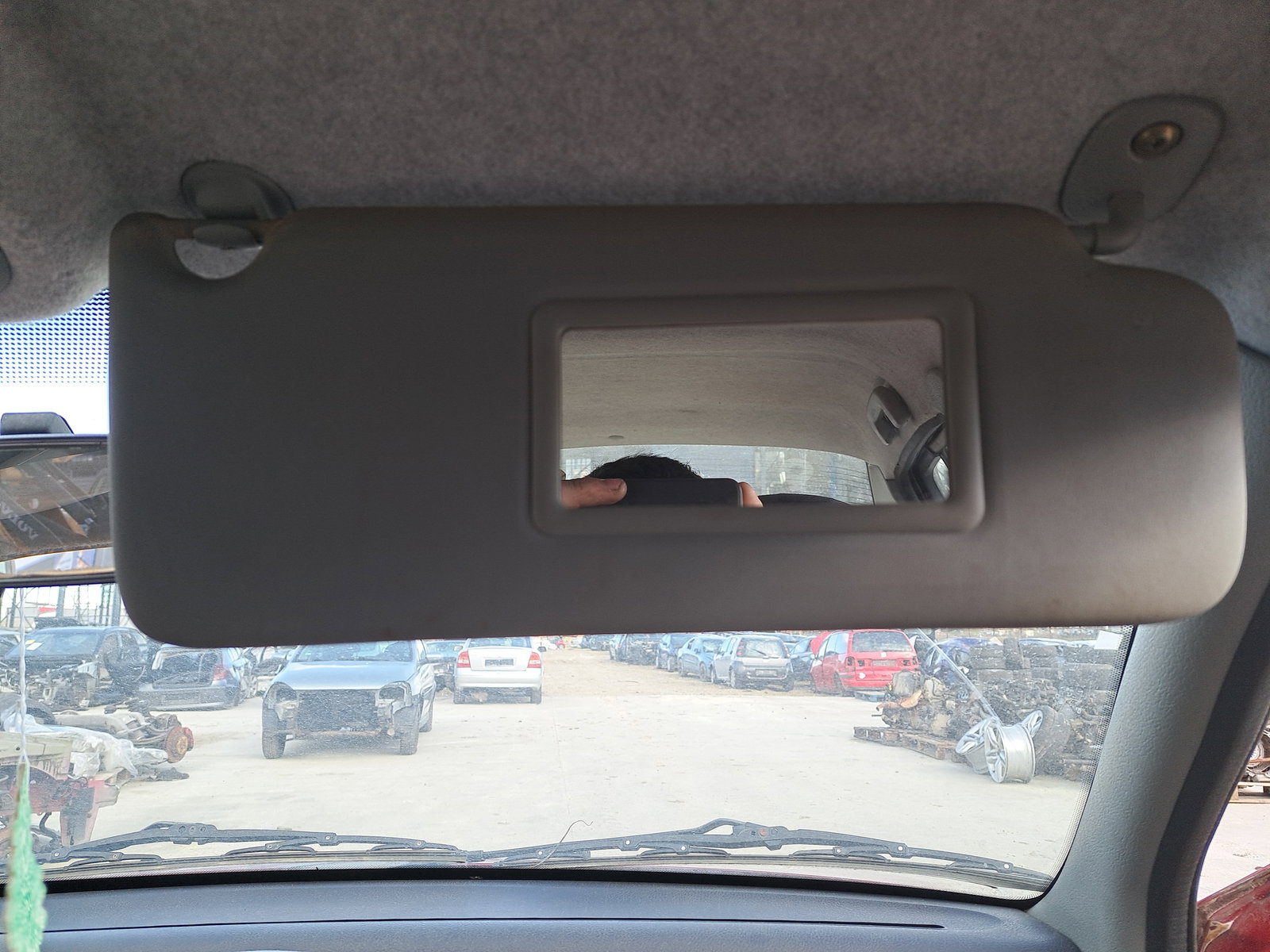 Parasolar dreapta Renault Clio 2 [Fabr 1998-2004] OEM - imagine 2