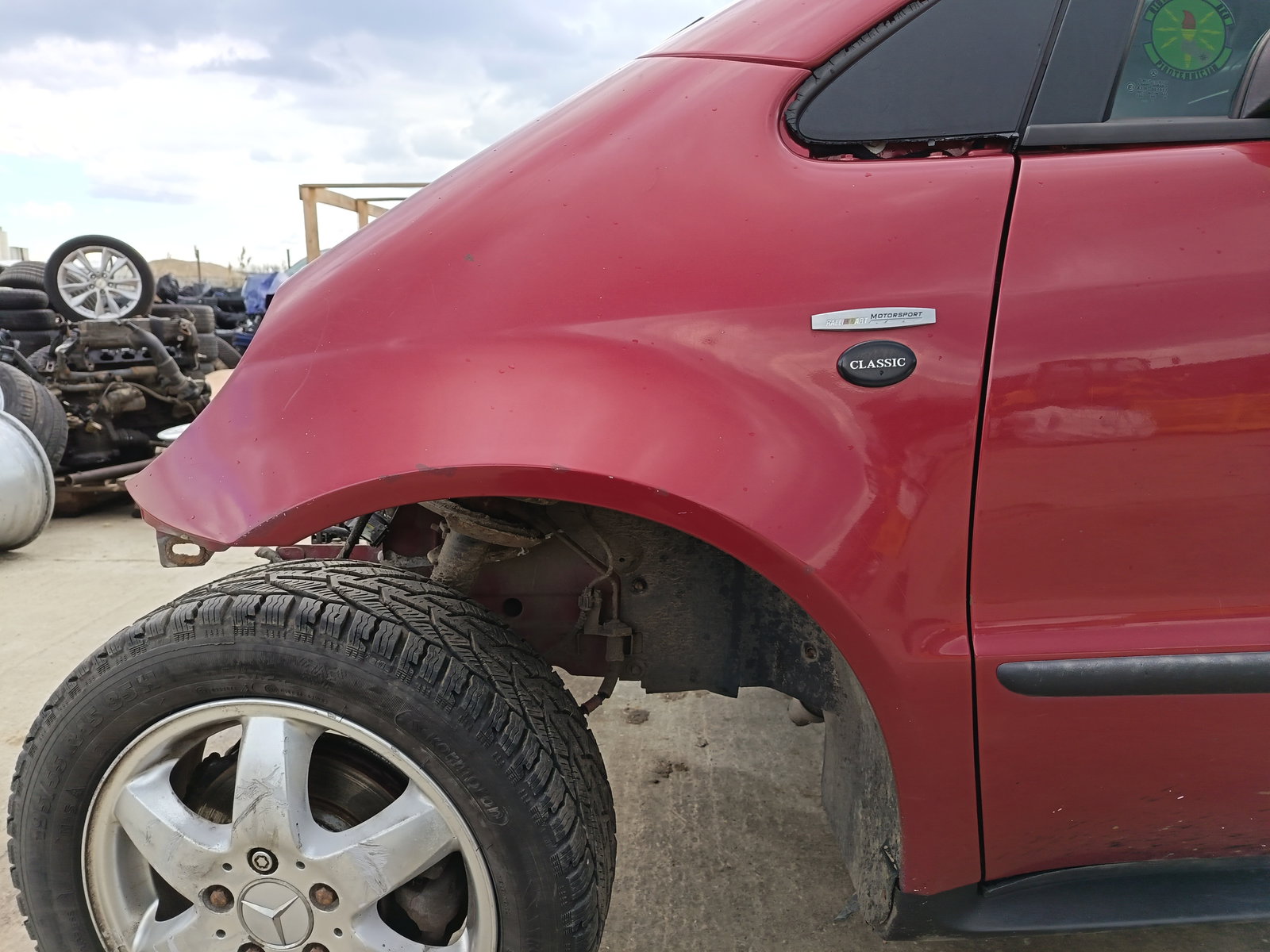 Aripa stanga fata Mercedes Clasa A (W168) [Fabr 1997-2004] ROSU