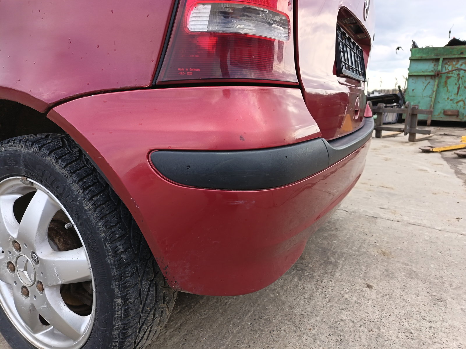 Bara spate Mercedes Clasa A (W168) [Fabr 1997-2004] ROSU - imagine 3