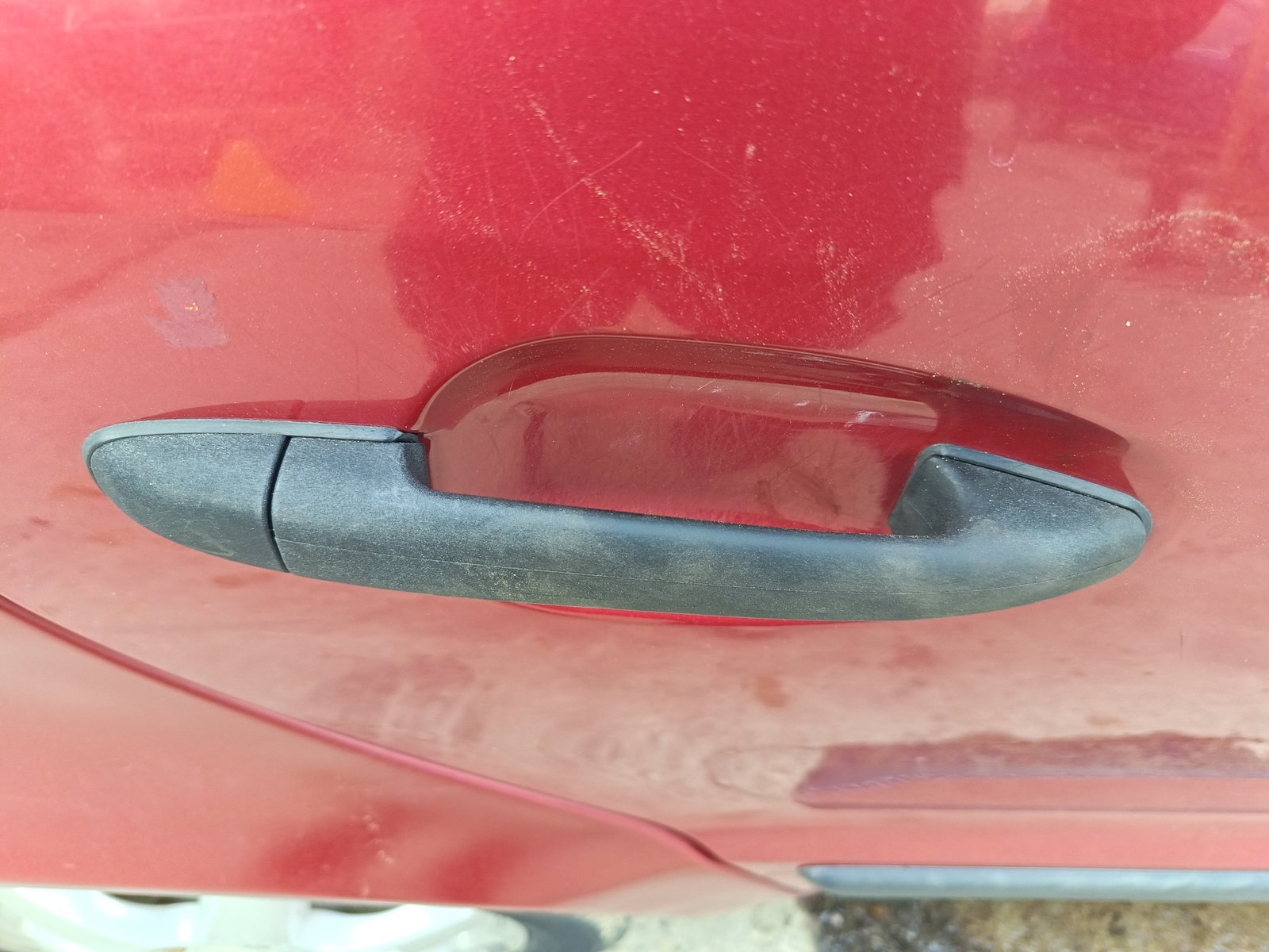 Maner usa dreapta spate Mercedes Clasa A (W168) [Fabr 1997-2004] ROSU - imagine 2