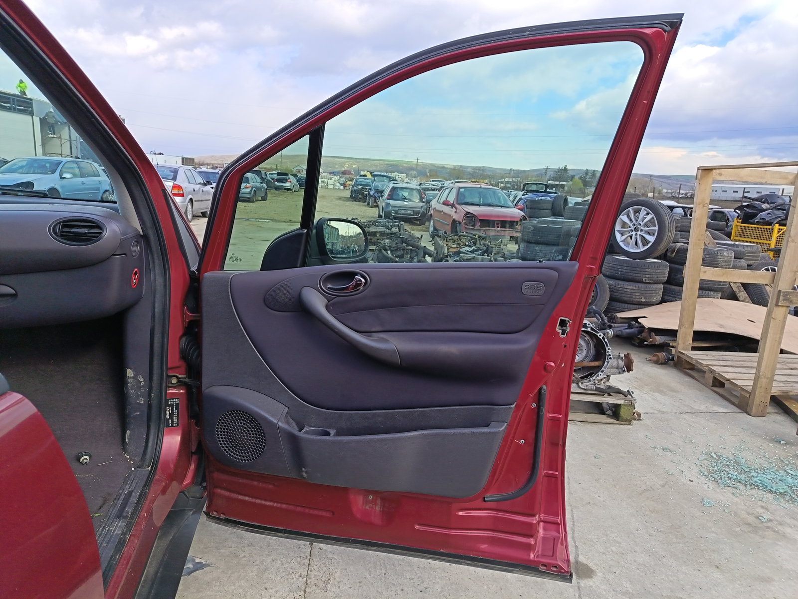 Usa dreapta fata Mercedes Clasa A (W168) [Fabr 1997-2004] ROSU - imagine 2