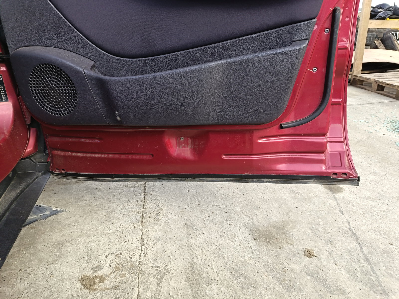 Usa dreapta fata Mercedes Clasa A (W168) [Fabr 1997-2004] ROSU - imagine 3