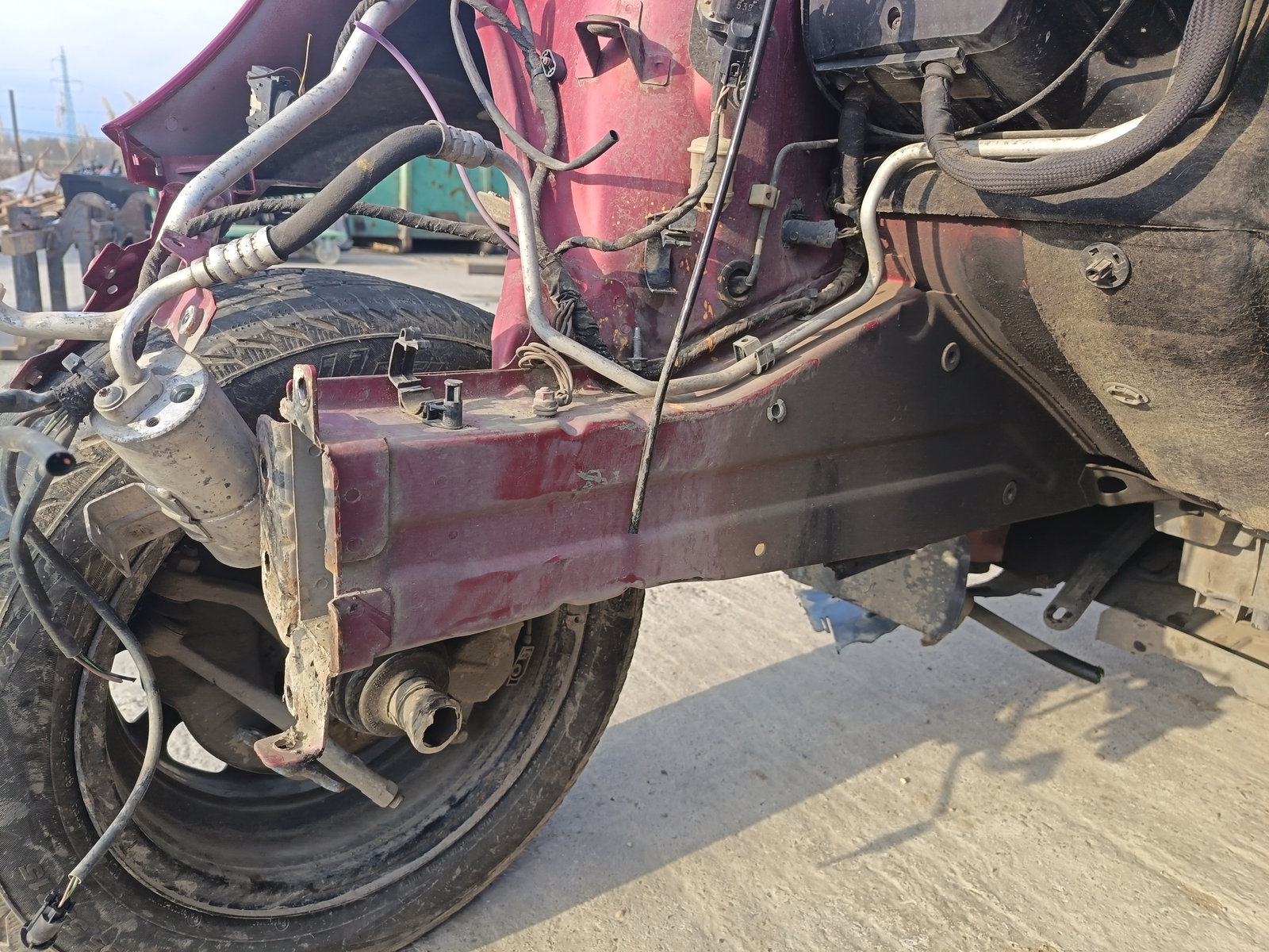 Lonjeron dreapta Mercedes Clasa A (W168) [Fabr 1997-2004] OEM - imagine 1