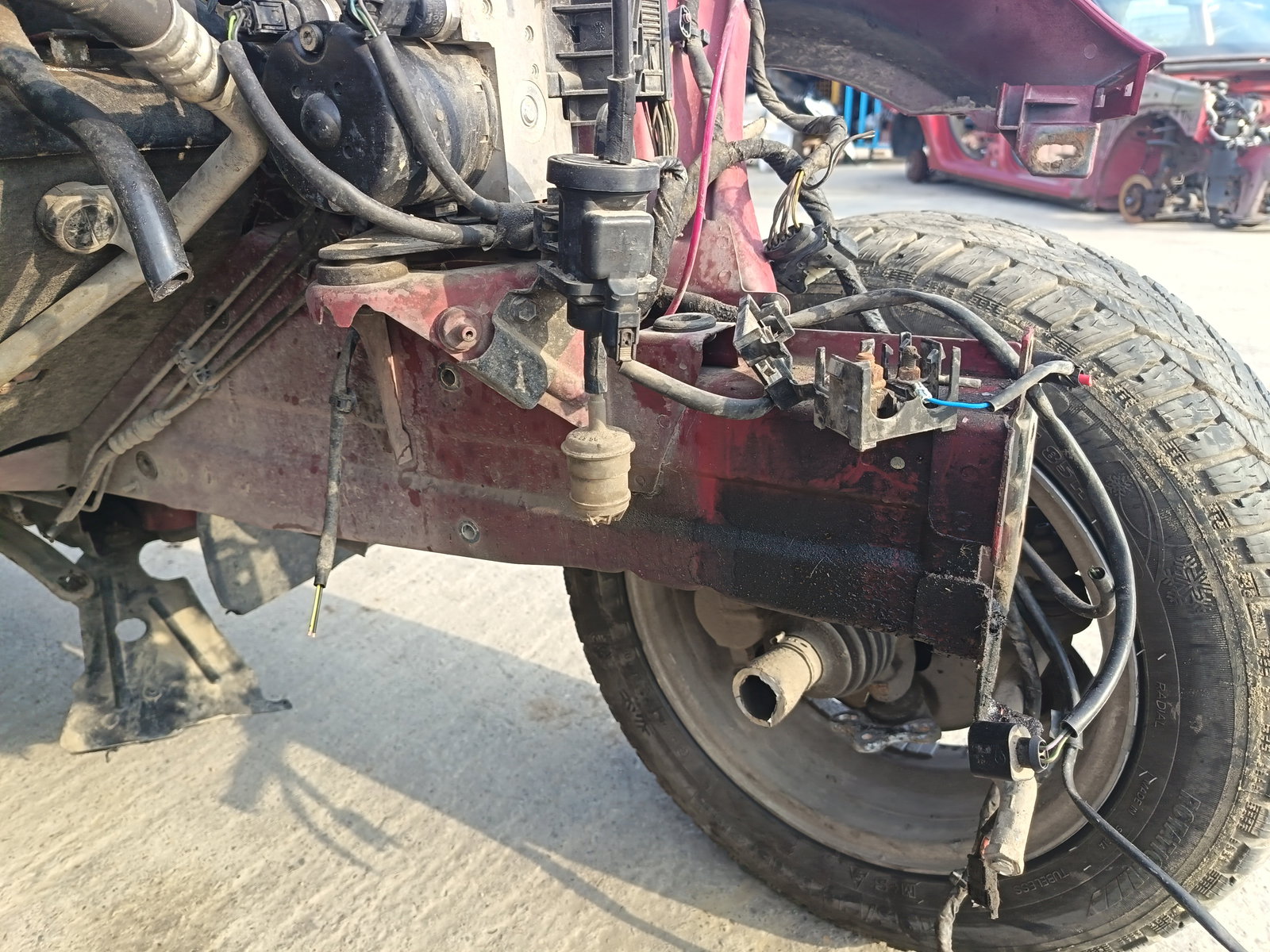 Lonjeron stanga Mercedes Clasa A (W168) [Fabr 1997-2004] OEM - imagine 1