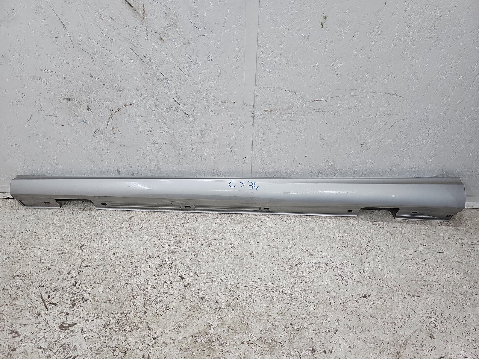 Prag lateral stanga Mercedes Clasa A (W176) [Fabr 2012-2018] 761 Polar Silver - imagine 1