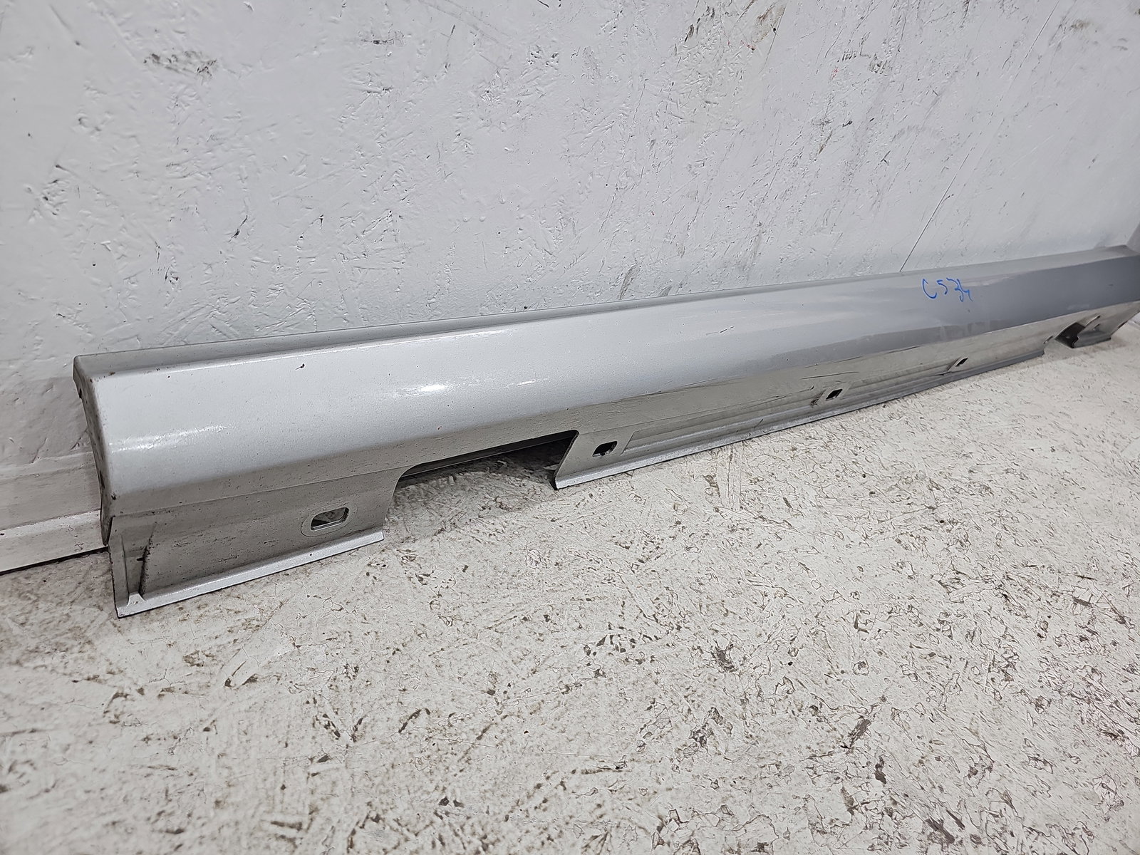 Prag lateral stanga Mercedes Clasa A (W176) [Fabr 2012-2018] 761 Polar Silver - imagine 4