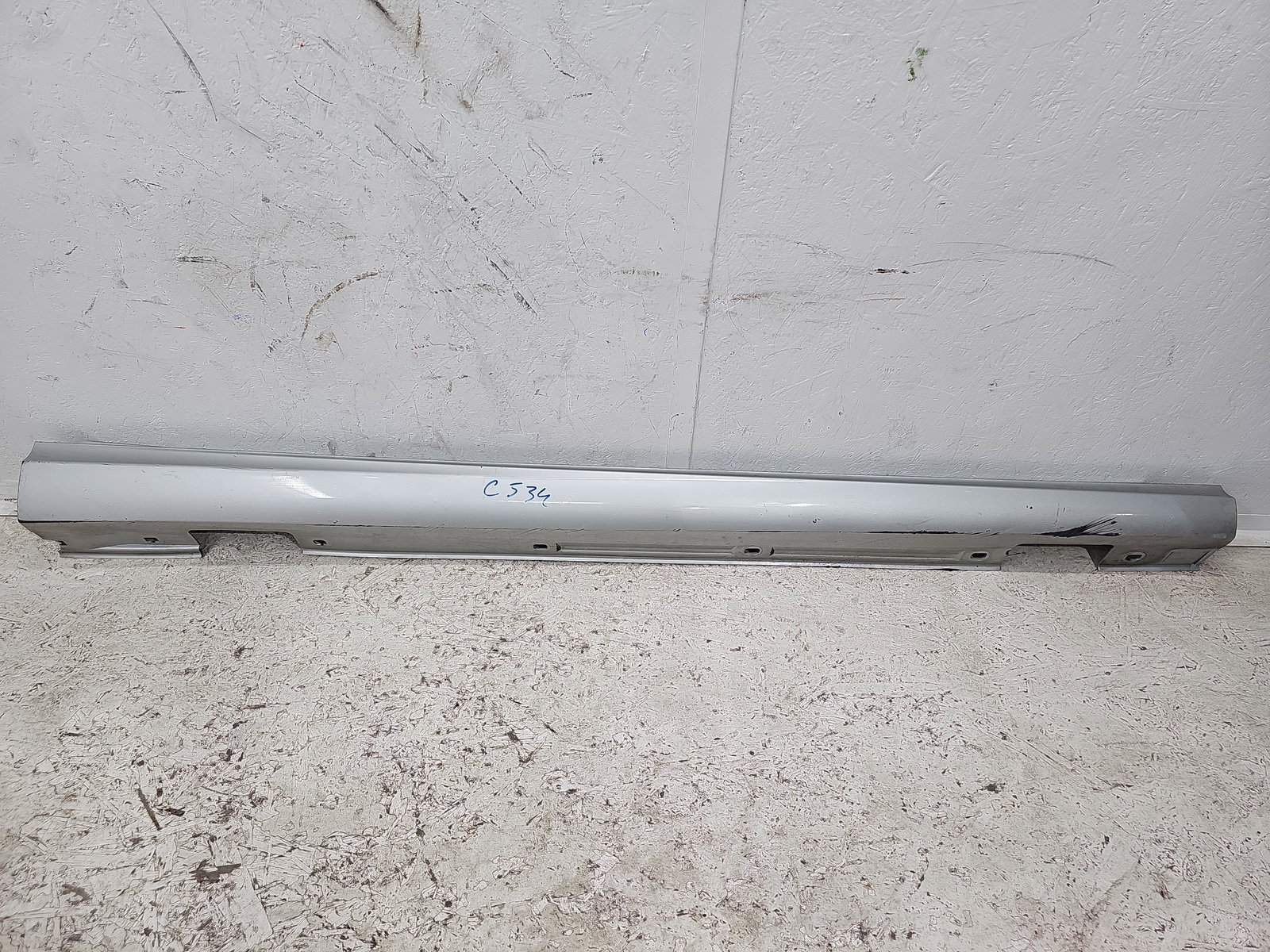 Prag lateral dreapta Mercedes Clasa A (W176) [Fabr 2012-2018] 761 Polar Silver - imagine 1