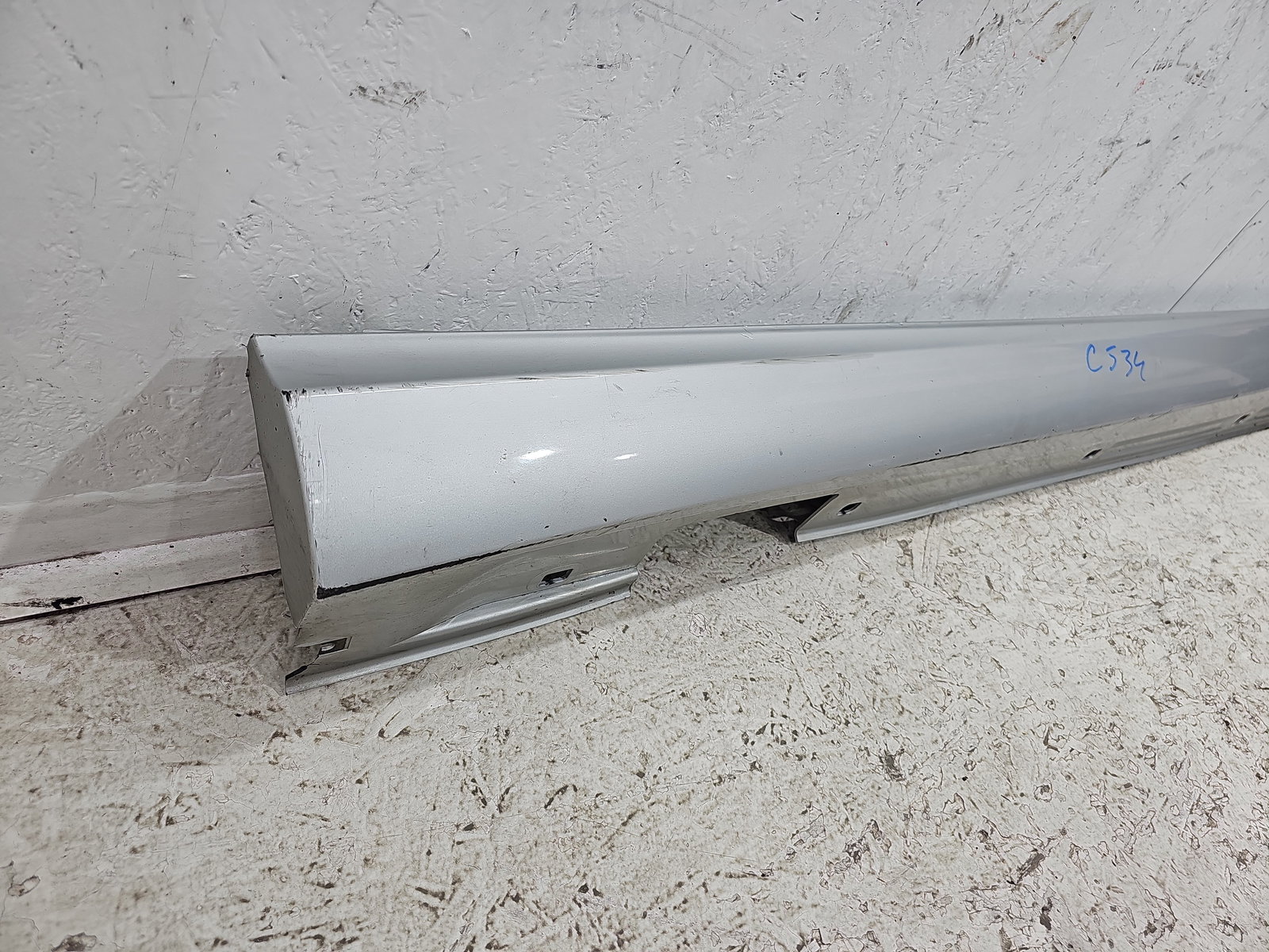 Prag lateral dreapta Mercedes Clasa A (W176) [Fabr 2012-2018] 761 Polar Silver - imagine 4