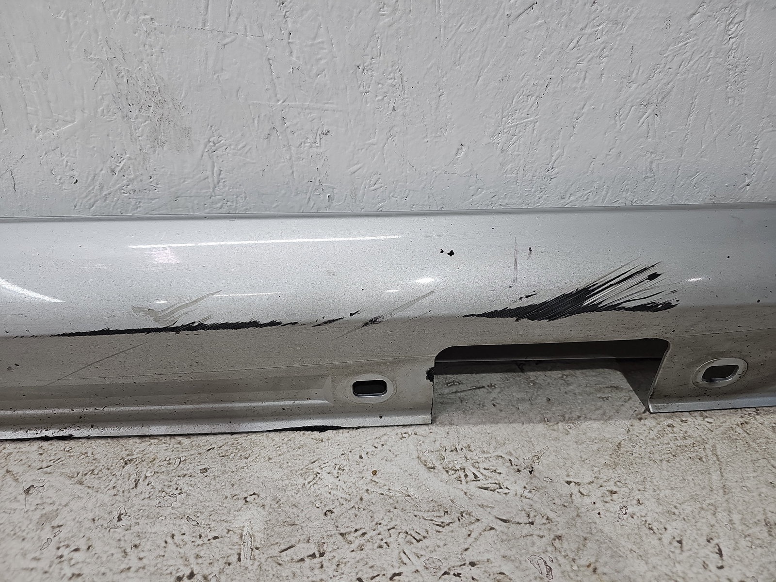 Prag lateral dreapta Mercedes Clasa A (W176) [Fabr 2012-2018] 761 Polar Silver - imagine 5