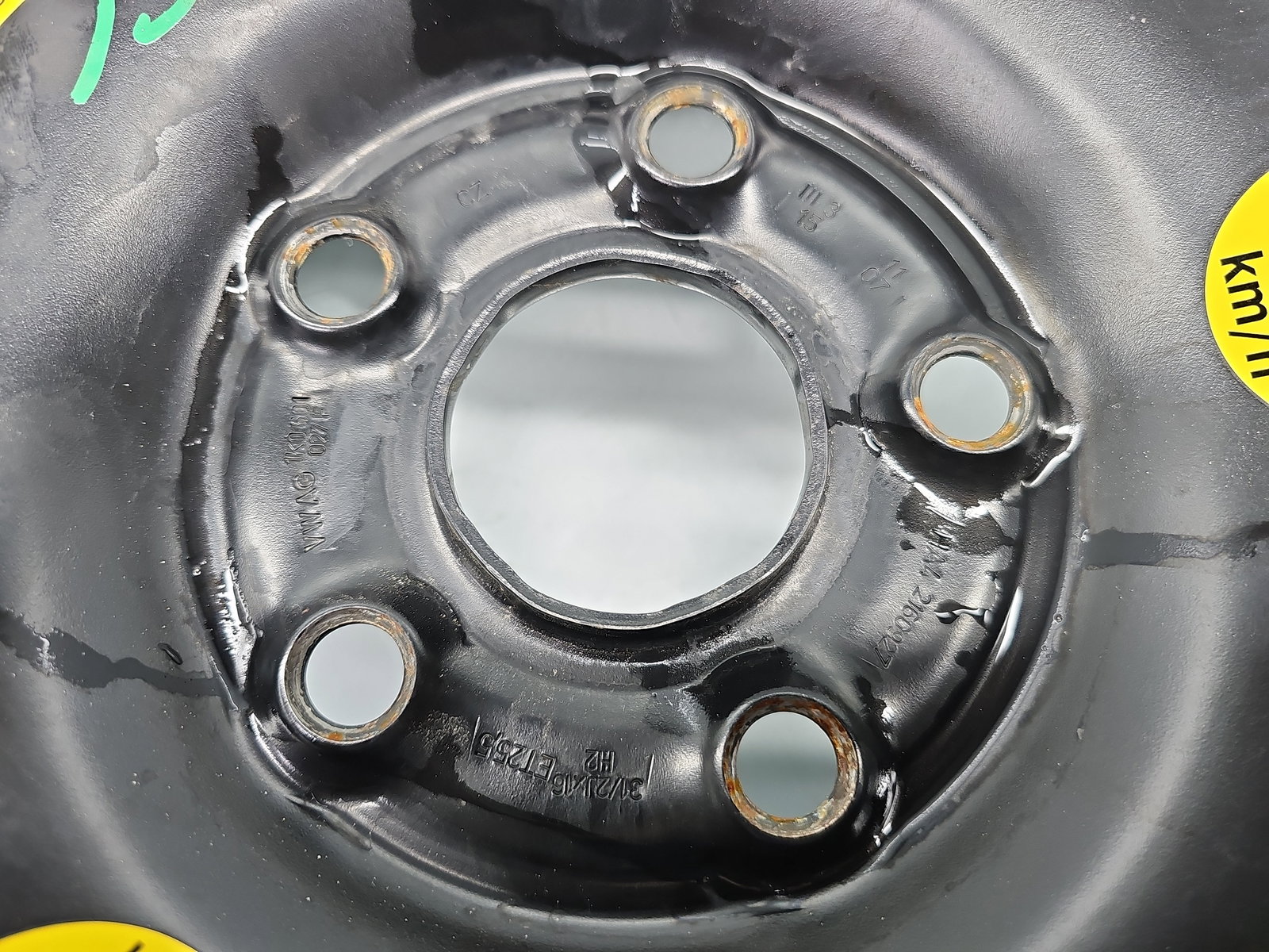 Roata rezerva slim Volkswagen Golf 6 (5K1) [Fabr 2009-2013] Hatchback 1K0601027F - imagine 4