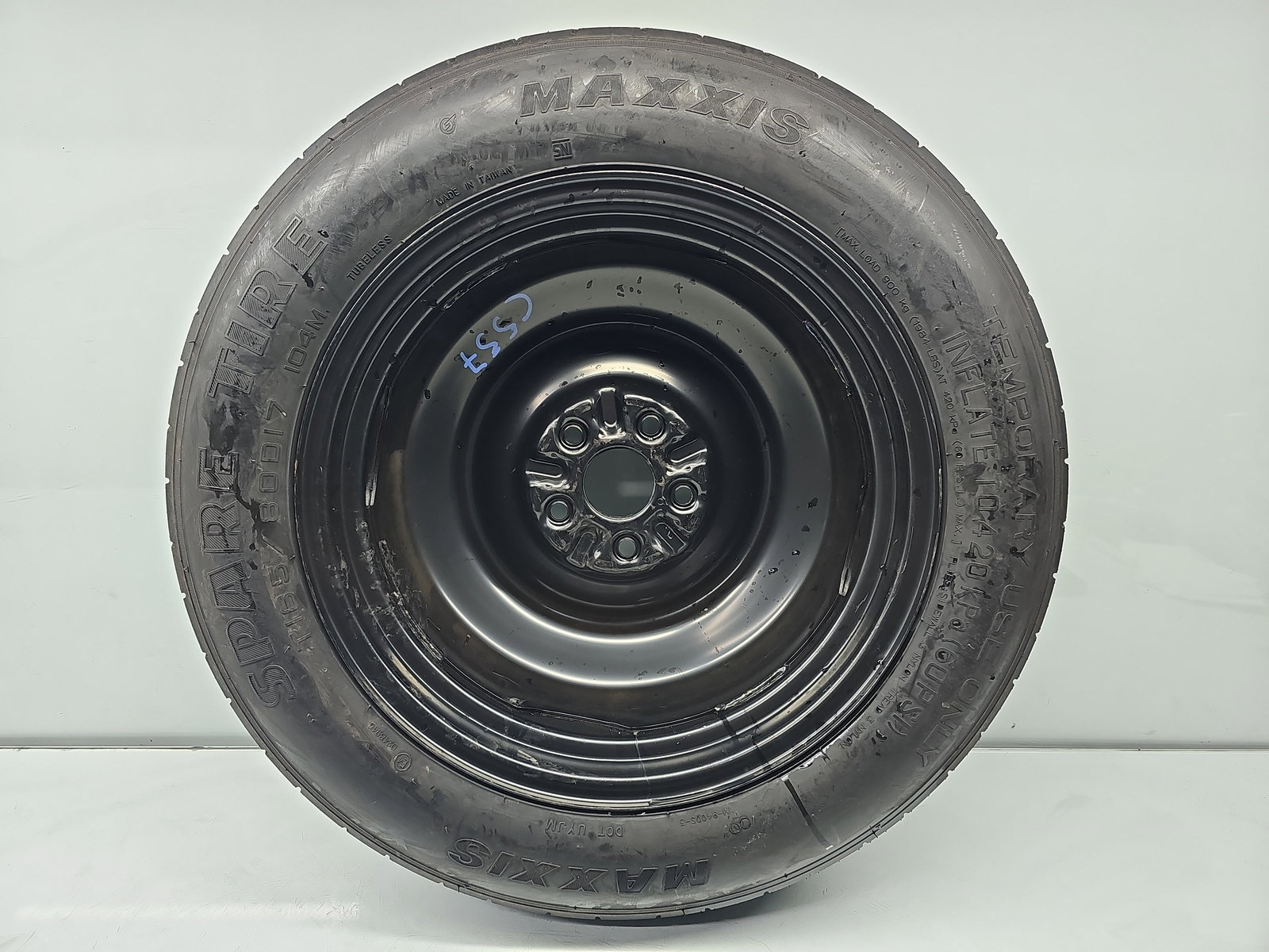 Roata rezerva slim Toyota Rav 4 IV (ZSA4, ALA4) [Fabr 2013-2018] SUV OEM - imagine 2