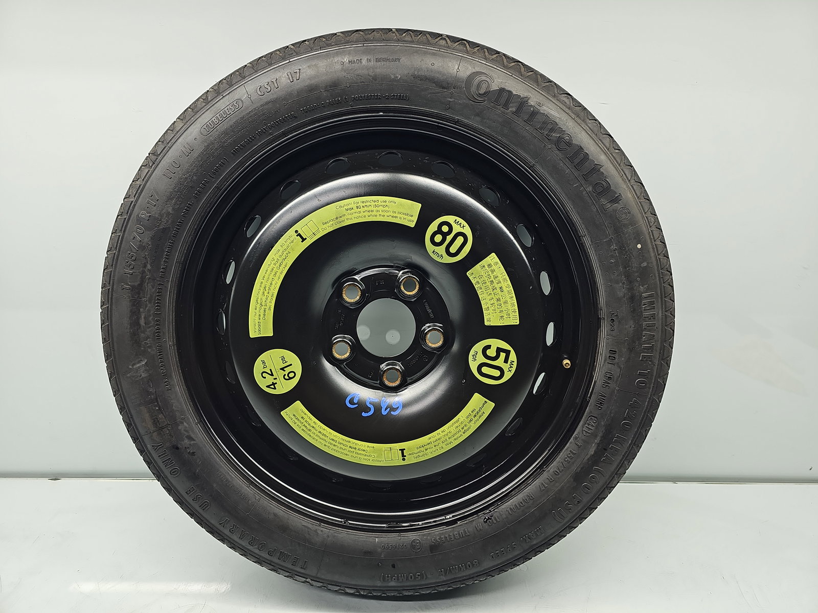 Roata rezerva slim Mercedes Clasa E (W212) [Fabr 2009-2016] Break AMG 2124000002 - imagine 1