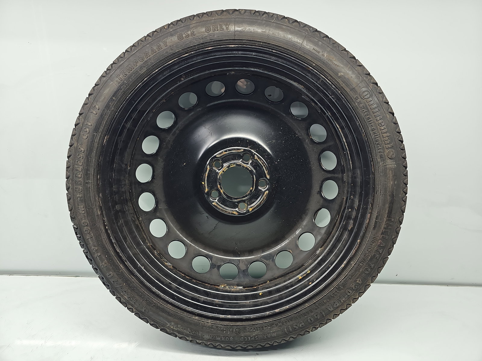 Roata rezerva slim AUDI A5 Cabriolet (8F7) [Fabr 2009-2015] 8K0601027B - imagine 2