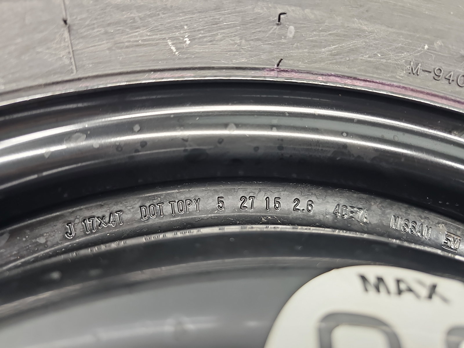 Roata rezerva slim Nissan X-Trail (T32) [Fabr 2013-prezent] OEM - imagine 5