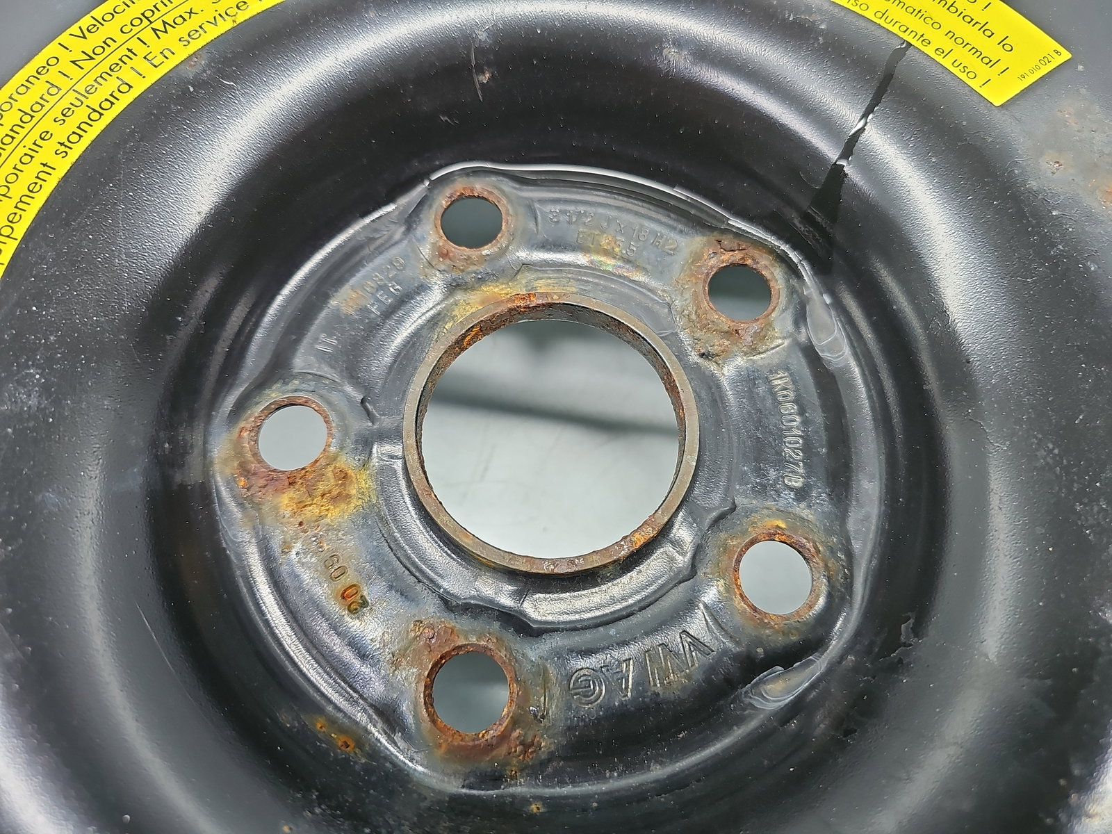 Roata rezerva slim AUDI A3 (8P1) [Fabr 2003-2012] 1K0601027B - imagine 4