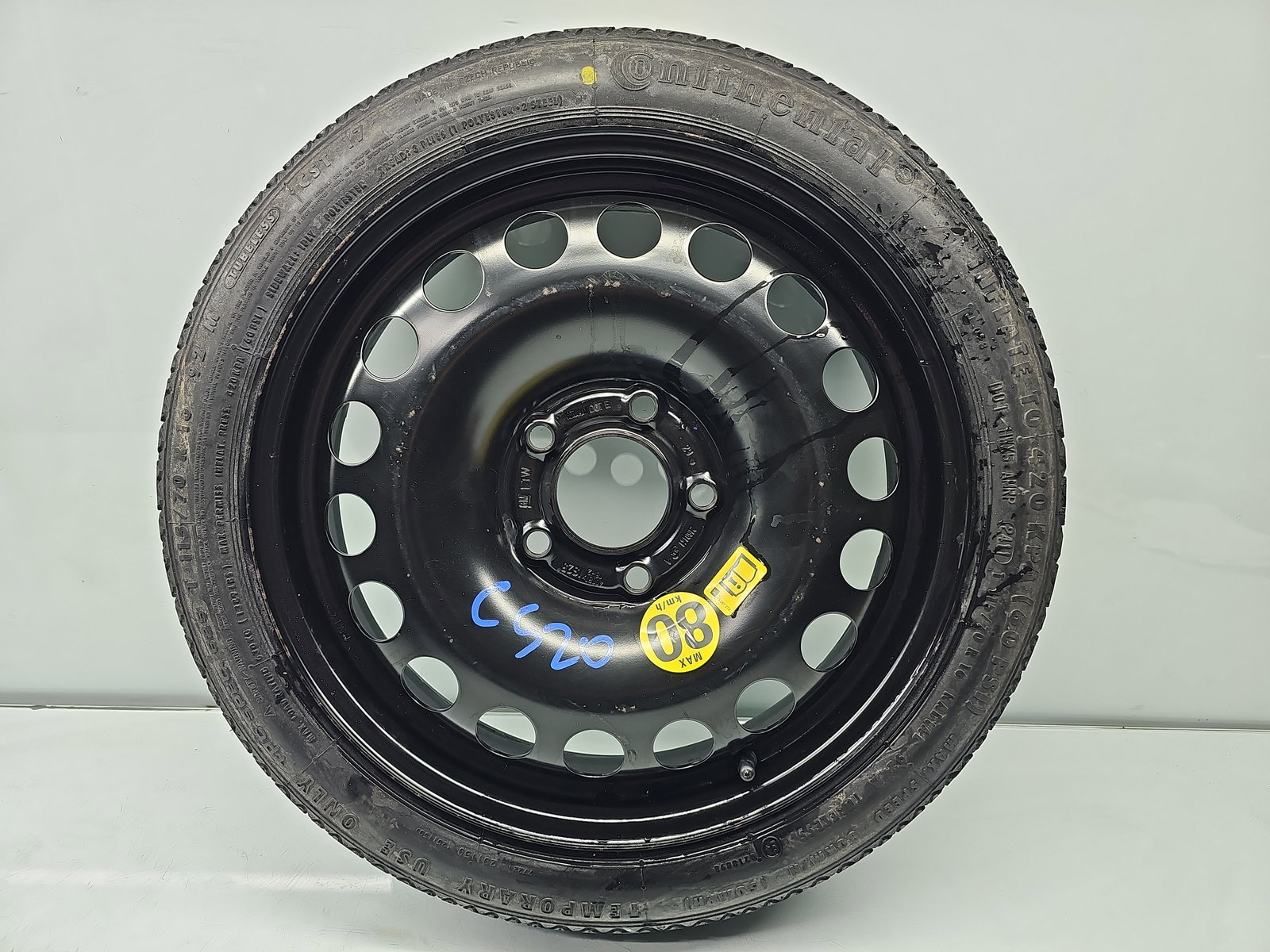 Roata rezerva slim Opel Astra J [Fabr 2009-2015] 2160141 - imagine 1