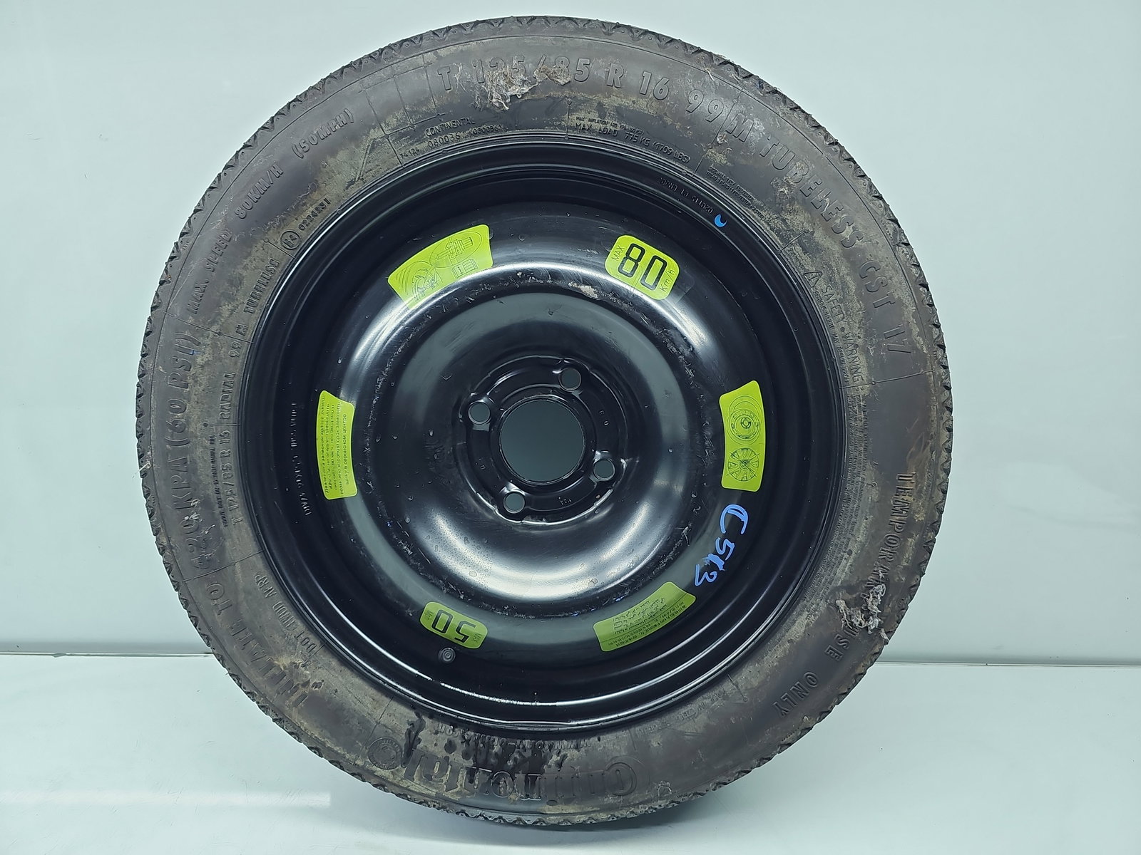 Roata rezerva slim PEUGEOT 2008 [Fabr 2013-prezent] 0EM - imagine 1