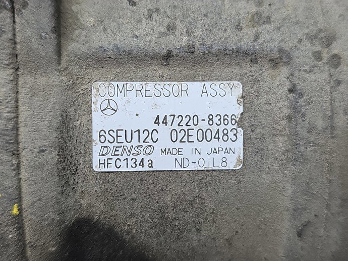 Compresor clima Mercedes Clasa A (W168) [Fabr 1997-2004] 447220-8366 1.7 CDI 668942 70KW / 95CP
