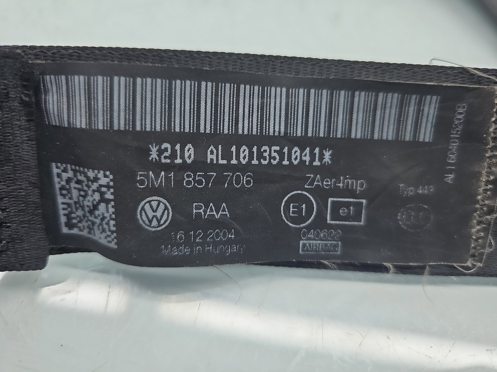 Centura dreapta fata Volkswagen Golf 5 Plus (5M1) [Fabr 2005-2008] 5M1857706 - imagine 5