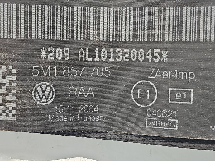 Centura stanga fata Volkswagen Golf 5 Plus (5M1) [Fabr 2005-2008] 5M1857705