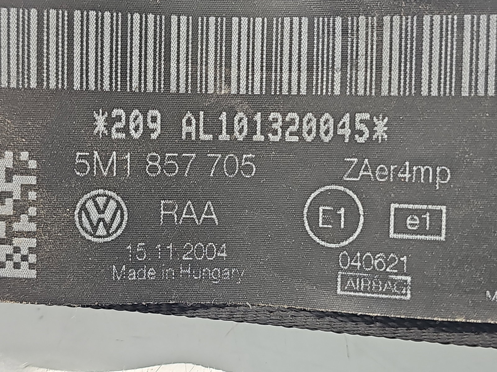 Centura stanga fata Volkswagen Golf 5 Plus (5M1) [Fabr 2005-2008] 5M1857705 - imagine 6