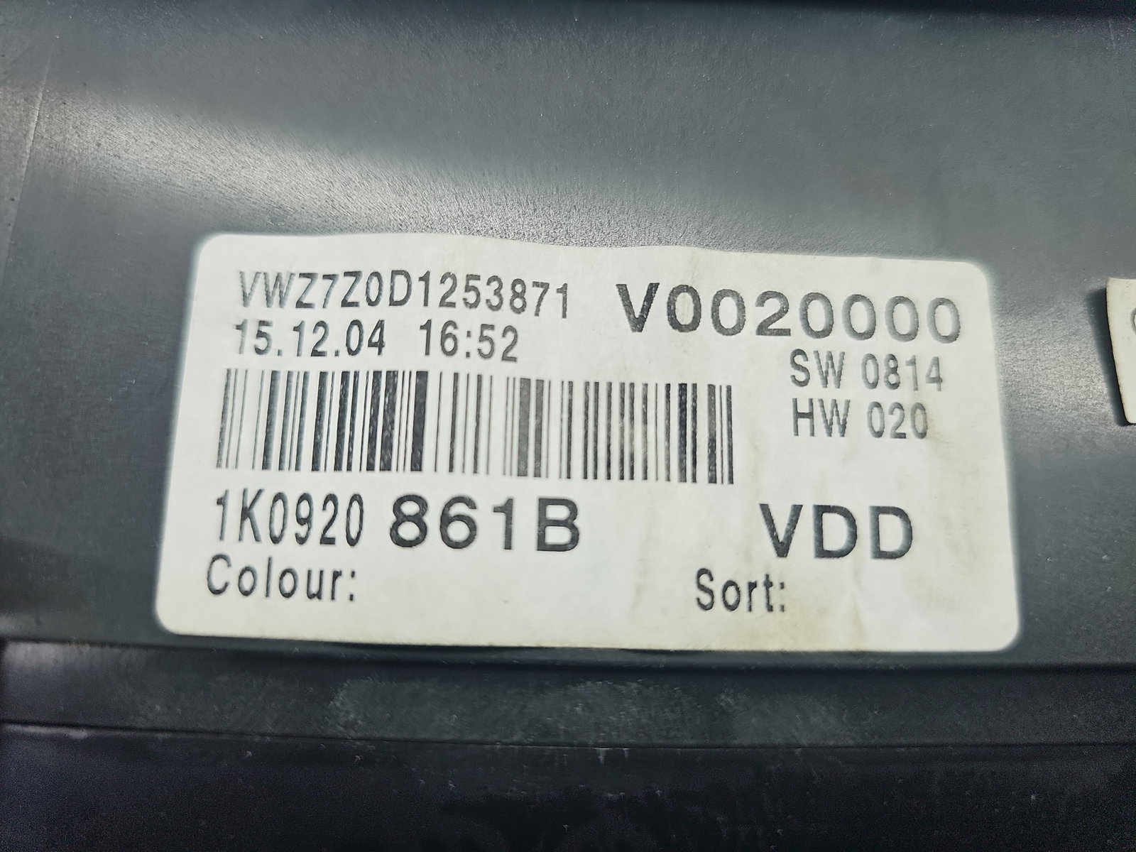 Ceas bord Volkswagen Golf 5 Plus (5M1) [Fabr 2005-2008] 1K0920861B - imagine 7