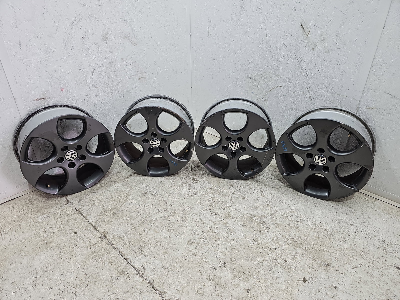 Set jante aliaj Volkswagen Golf 6 (5K1) GTI [Fabr 2009-2013] 1K0601025BB
