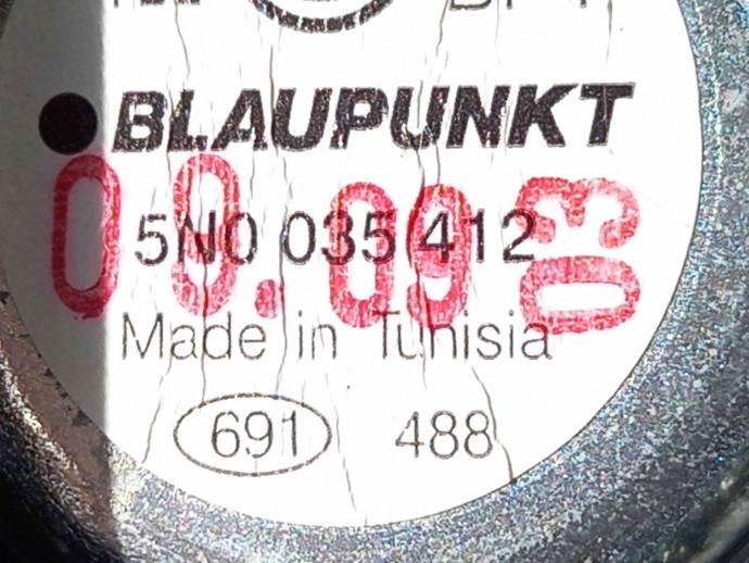 Tweeter dreapta 5N0035412 Volkswagen Tiguan (5N) [Fabr 2007-2016] 2.0 CBA