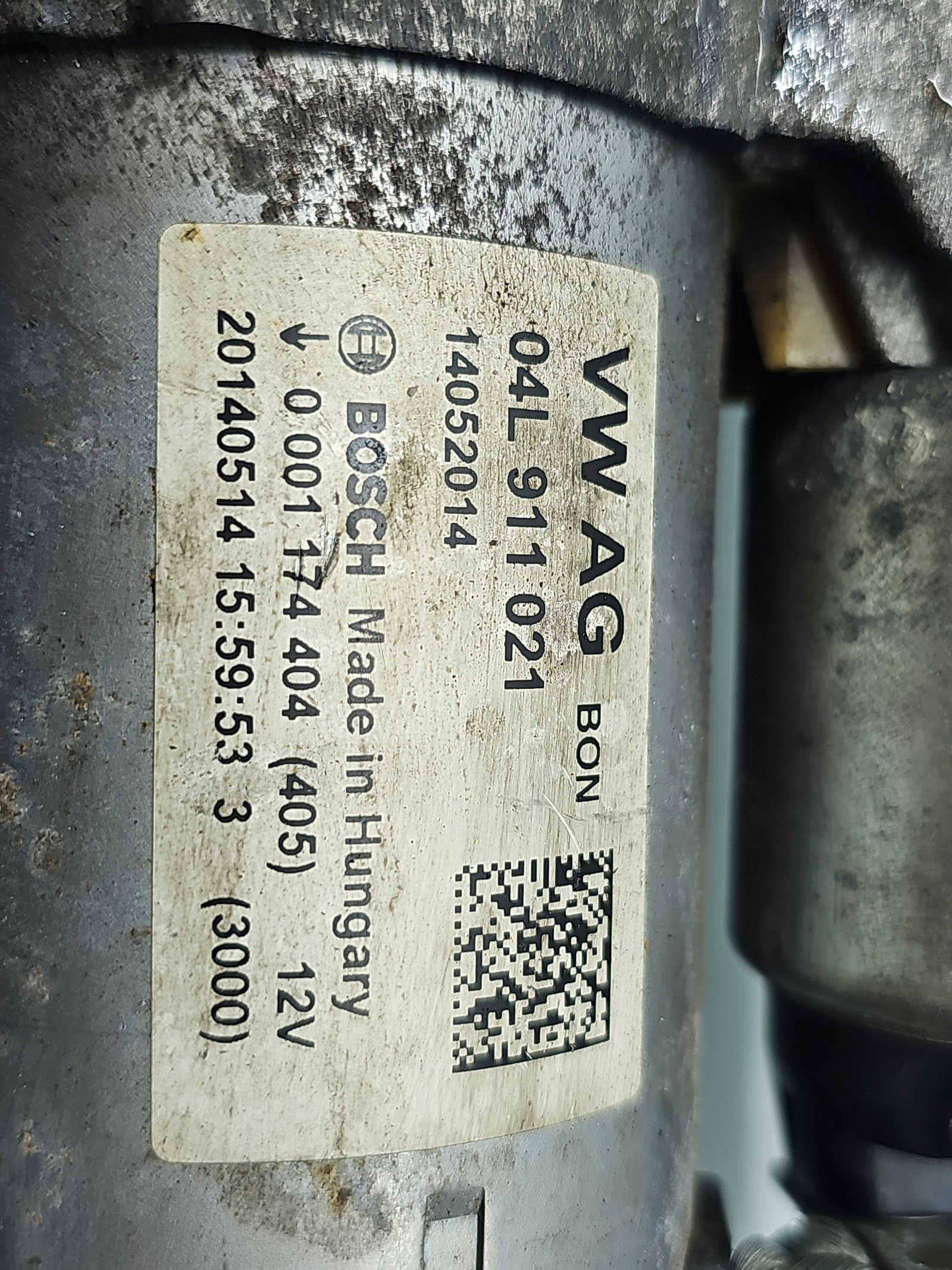 Electromotor AUDI A5 (8T3) [Fabr 2007-2015] 04L911021 2.0 TDI CNHA 140KW / 190CP - imagine 2