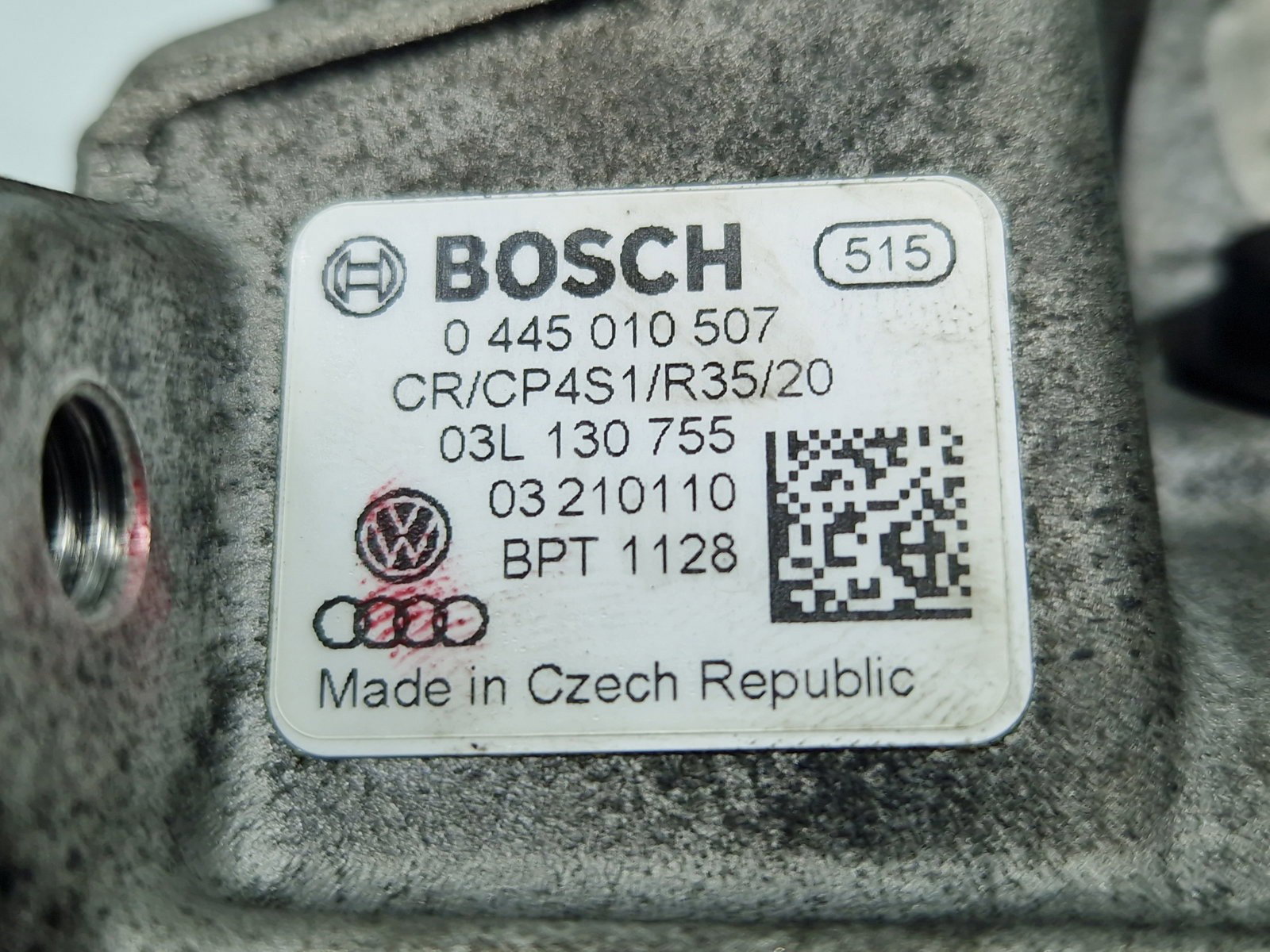 Pompa inalta presiune AUDI A4 (8K2, B8) [Fabr 2008-2015] 0445010507, 03L130755 2.0 TDI CAHA 125KW / 170CP - imagine 2