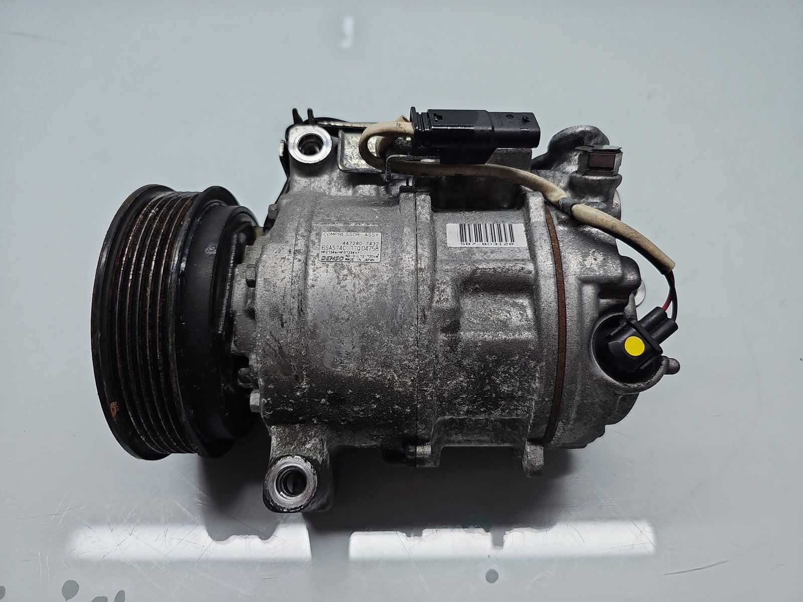 Compresor clima Mercedes Clasa B (W246) [Fabr 2011-2018] 447280-7432 1.5 CDI 607951 80KW / 109CP
