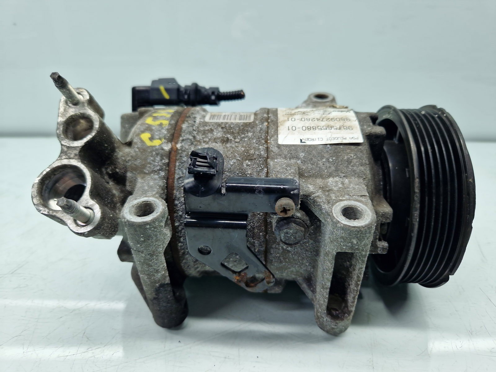 Compresor clima PEUGEOT 2008 [Fabr 2013-2019] 9675655880 1.6 HDi 9HP 68KW / 92CP
