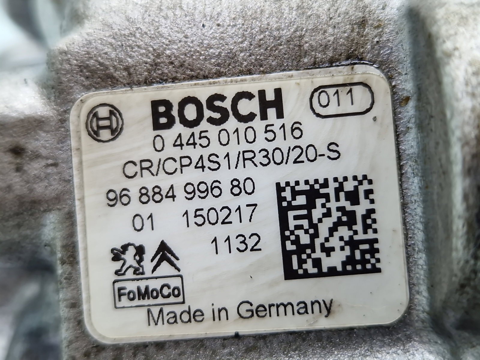 Pompa inalta presiune Citroen Berlingo 2 [Fabr 2008-2015] 9688499680, 0445010516 1.6 HDi 9HP 68KW / 92CP - imagine 2
