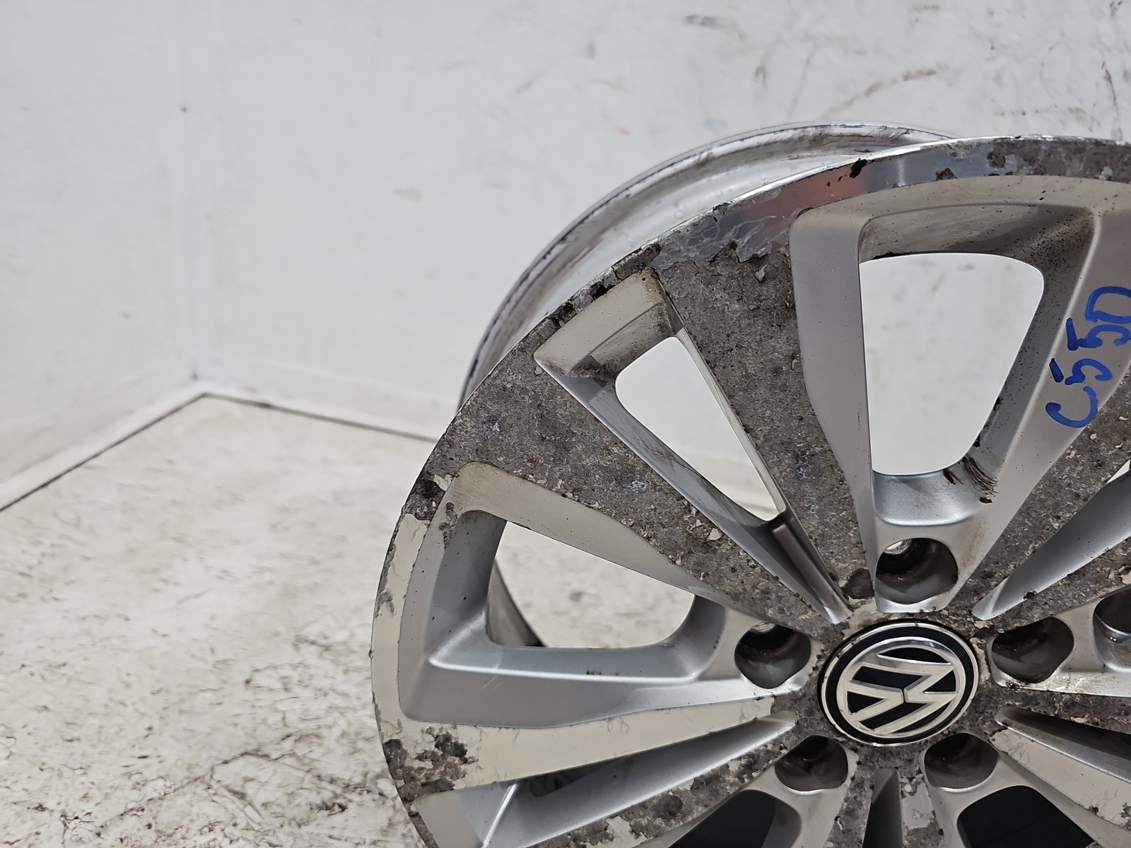Janta aliaj Volkswagen Golf 7 (5G) [Fabr 2014-prezent] Hatchback OEM - imagine 2