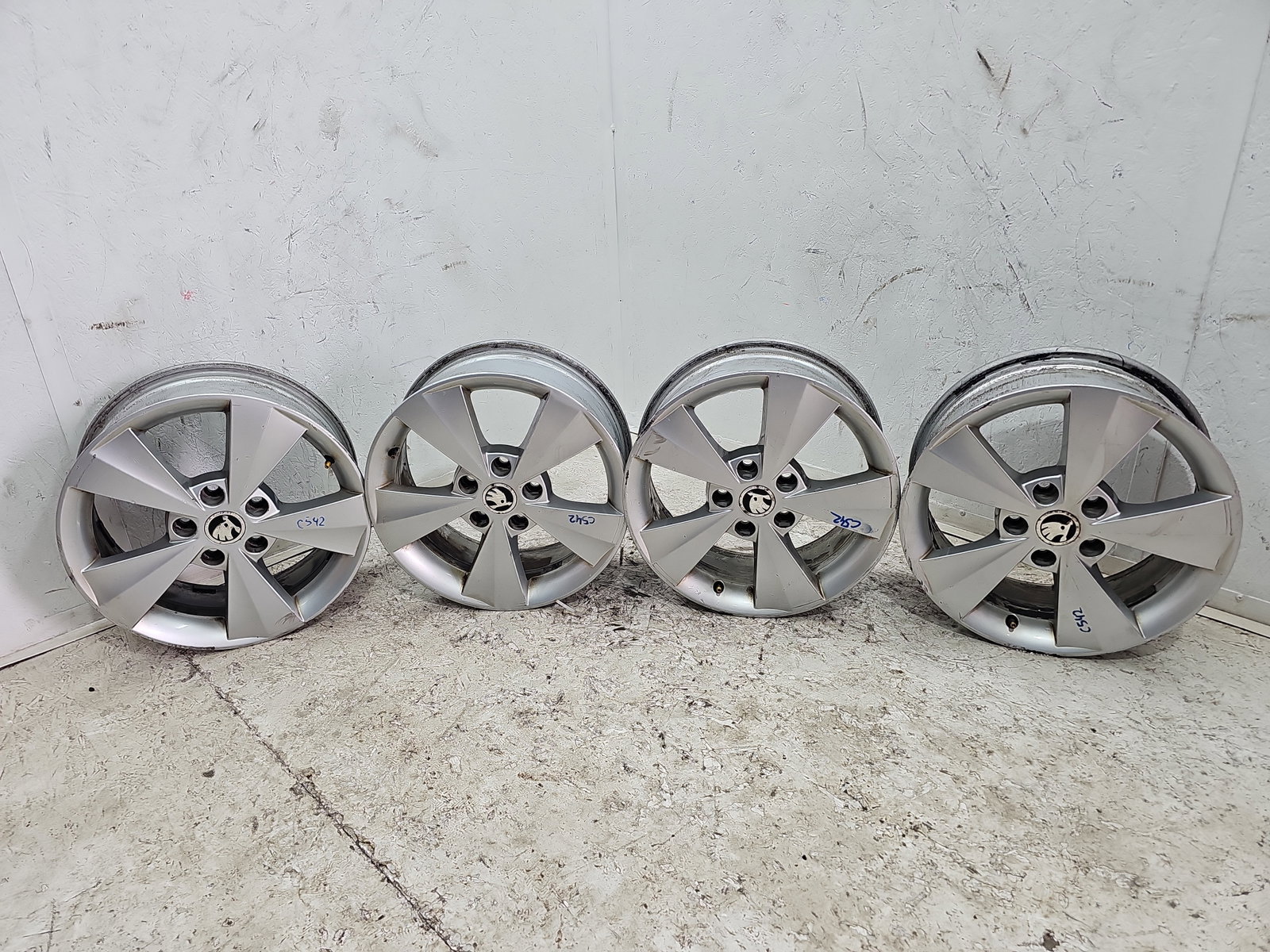 Set jante aliaj Skoda Octavia 3 (5E3) [Fabr 2012-2020] Berlina 5E0601025C